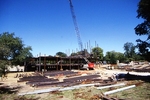 The Ames Library construction, September 2000