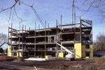 The Ames Library building construction, November 2000