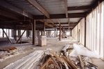The Ames Library building construction, December 2000