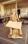 John Wesley Powel sculpture, construction front view