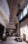 The Ames Library building construction, third floor interior