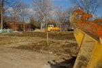 Ground is cleared for new library.