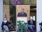 Board of Trustees President Craig C. Hart speaking at Dedication Ceremony by Marc Featherly