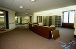 View of the new Circulation desk. by Marc Featherly