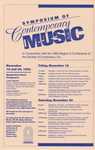 Symposium of Contemporary Music: Society of Composers Region 5 Conference, 1993 by School of Music