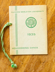 1935 IWU Homecoming Dance Card by Illinois Wesleyan University